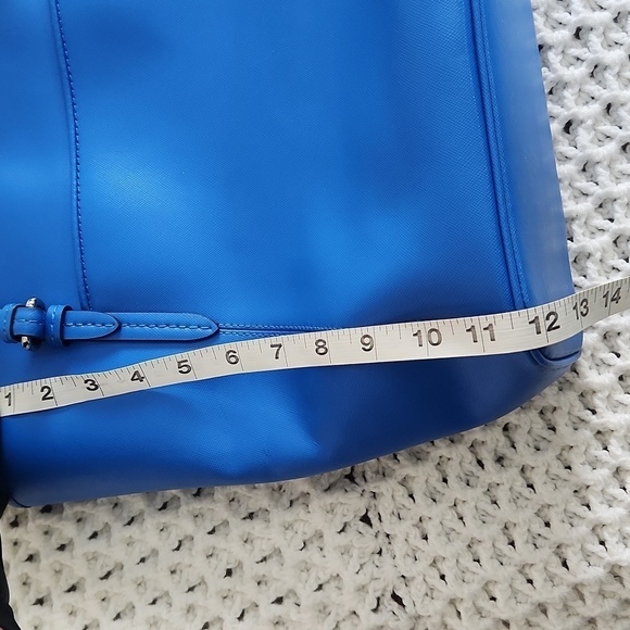 Coach large royal blue tote women hand bag - Picture 9 of 12